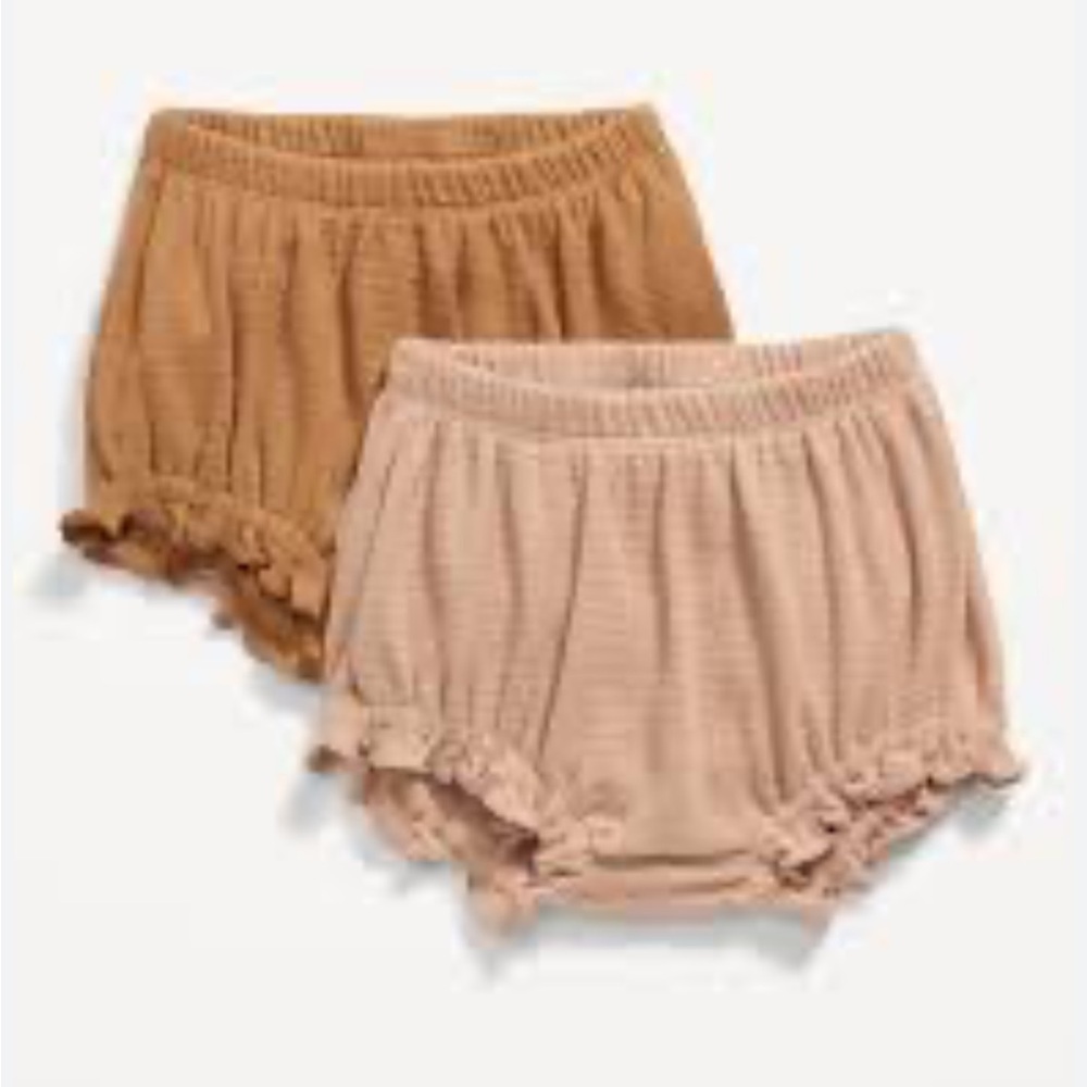 Baby Waffle Knit Bloomers Set